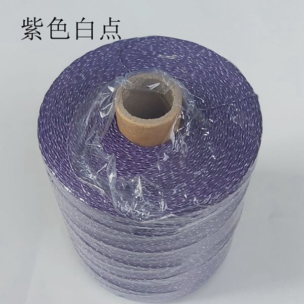 Purple Linen With White Spot