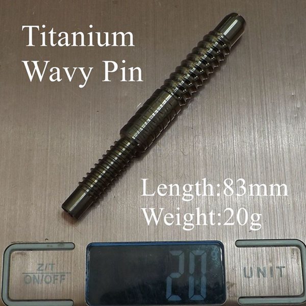 Titanium Wavy Pin
