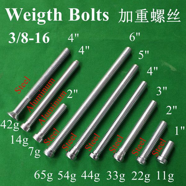 Weigth Bolts 3/8-16